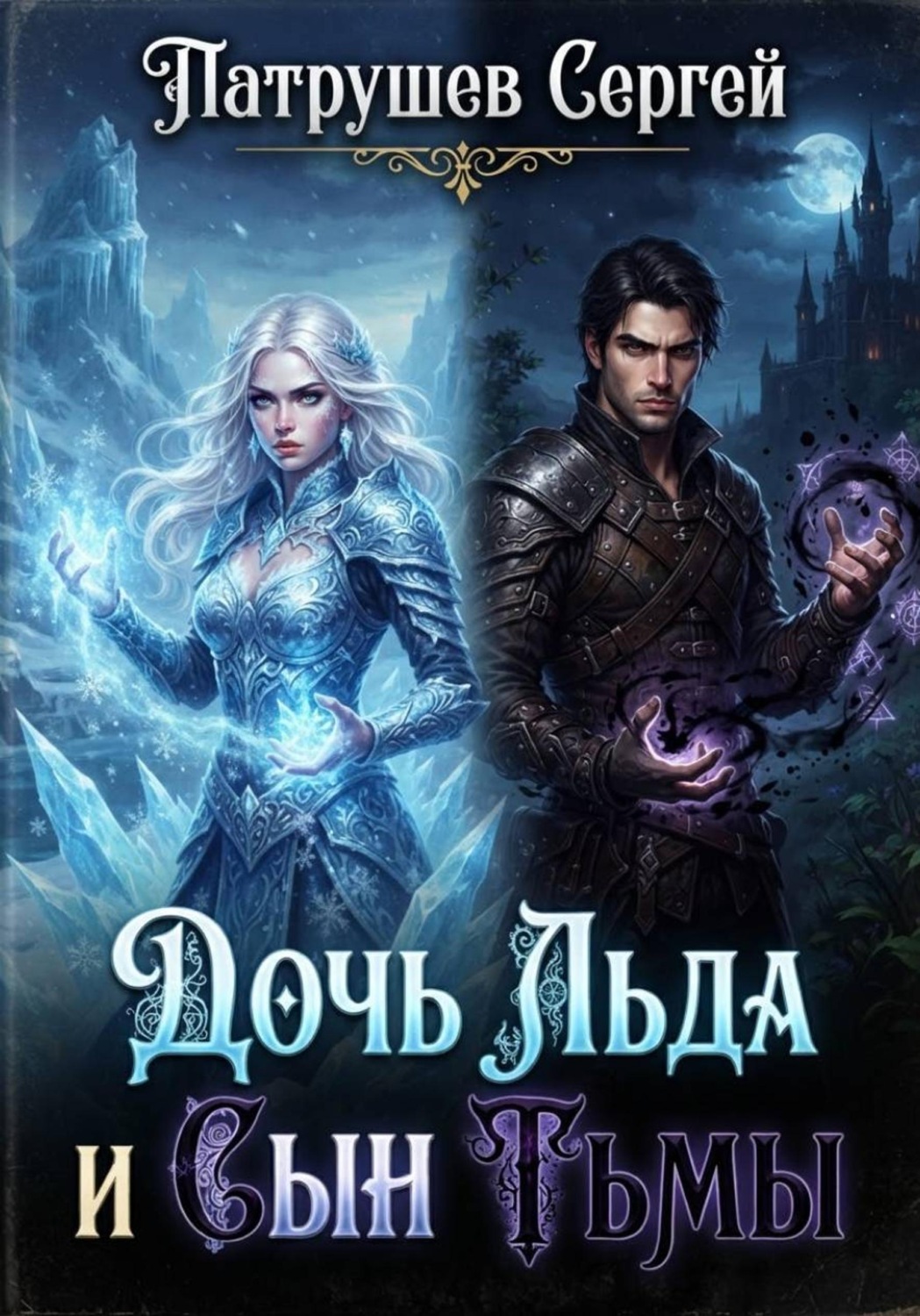 Обложка книги «Дочь Льда и Сын Тьмы»
