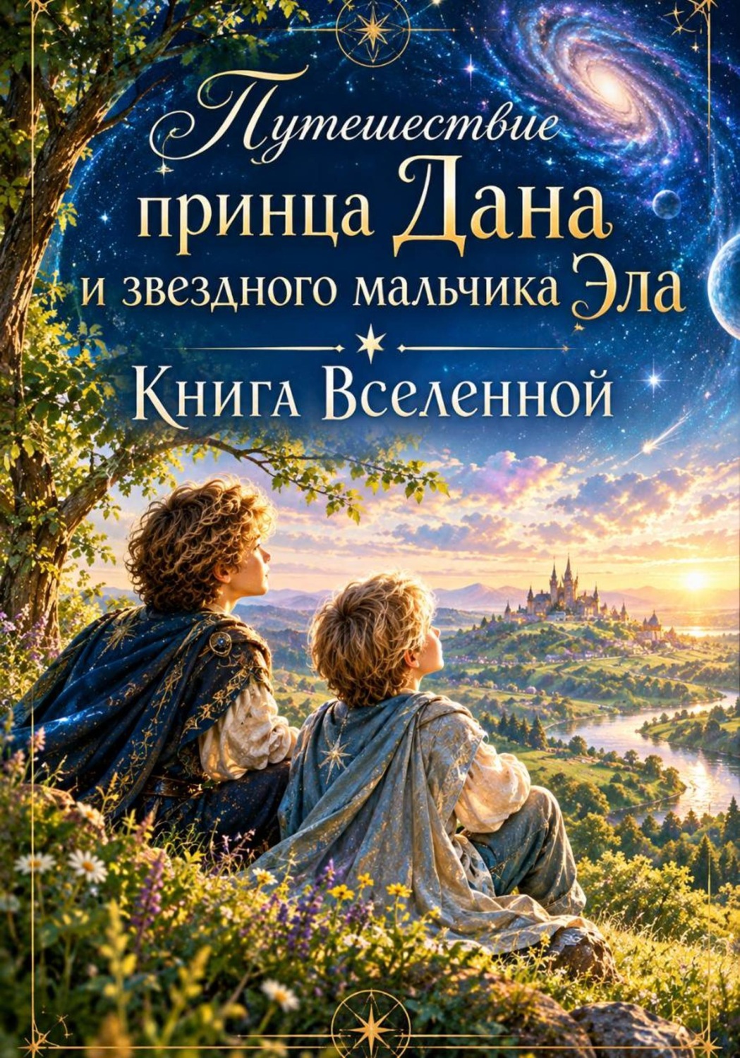 Обложка книги «Путешествие принца Дана и звездного мальчика Эла : книга Вселенной»