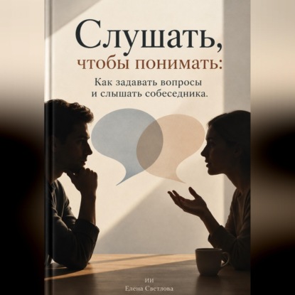 Обложка книги «Слушать, чтобы понимать: Как задавать вопросы и слышать собеседника»