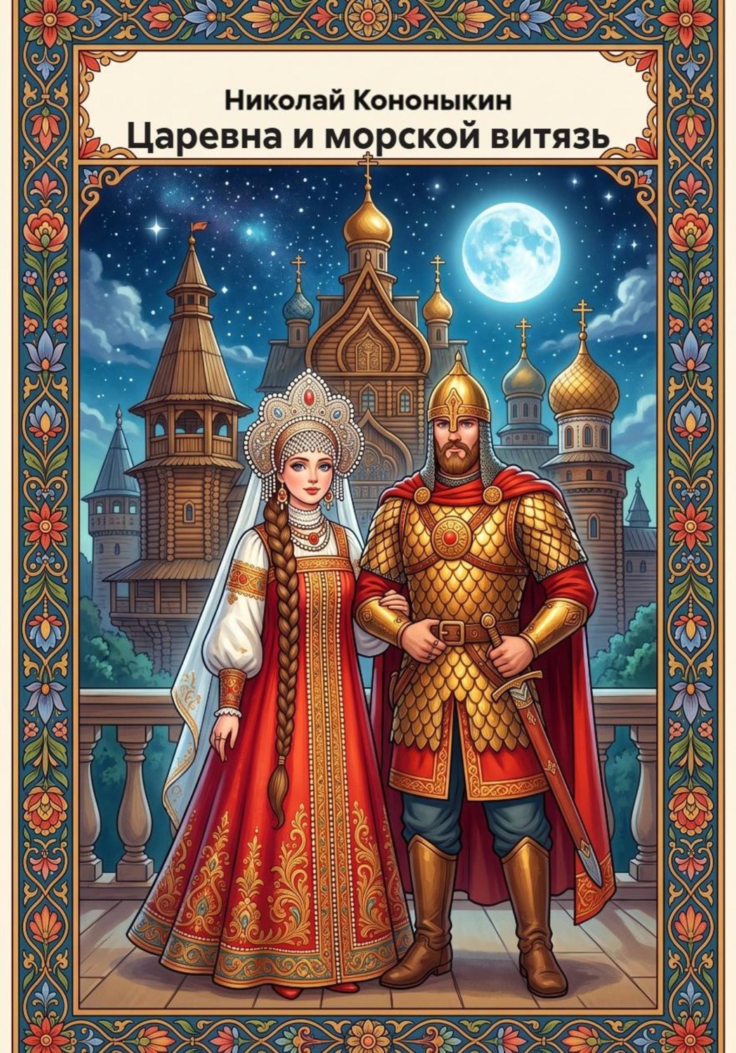 Обложка книги «Царевна и морской витязь»