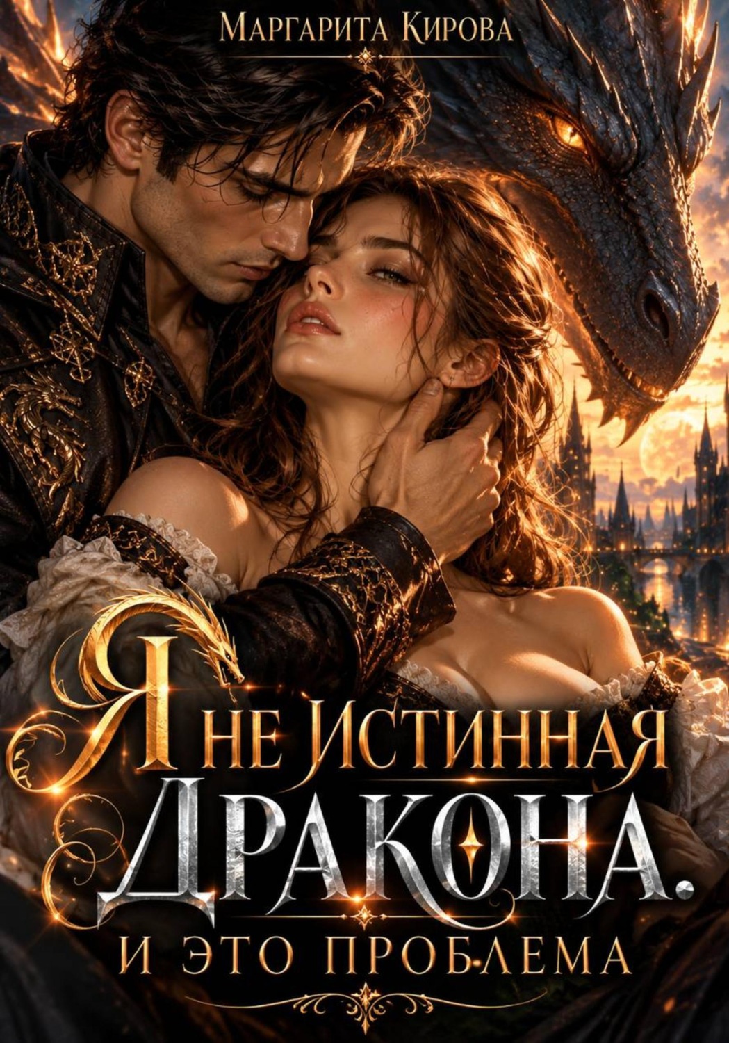 Обложка книги «Я не истинная дракона. И это проблема»