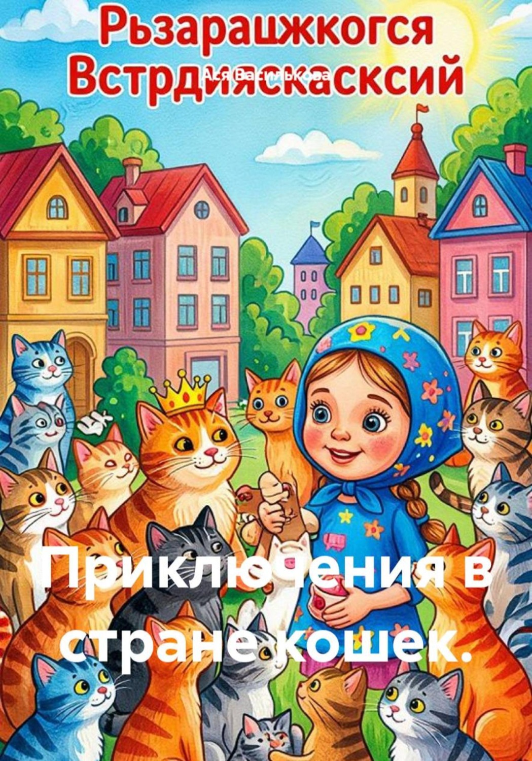 Обложка книги «Приключения в стране кошек.»