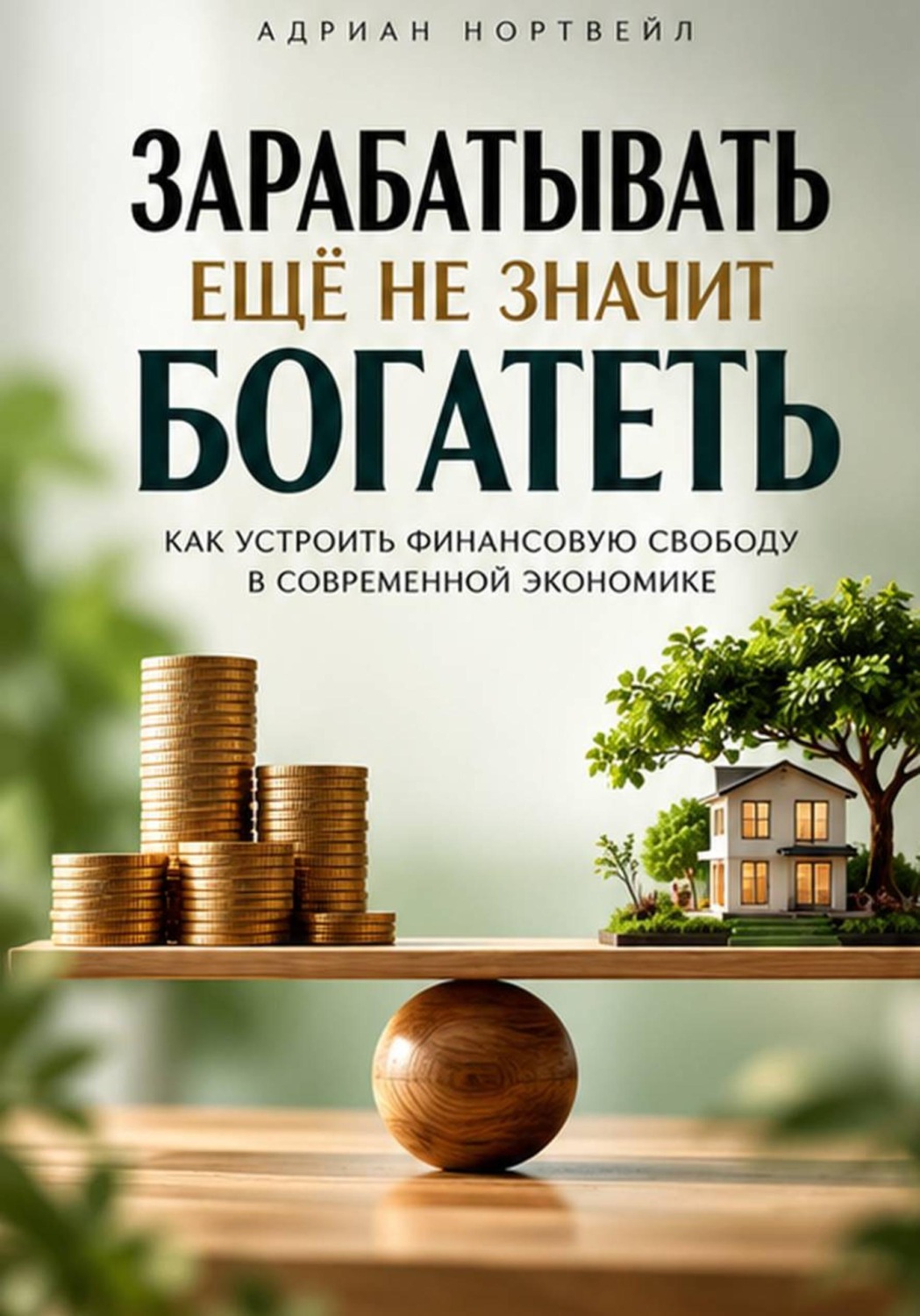 Обложка книги «Зарабатывать ещё не значит богатеть. Как устроить финансовую свободу в современной экономике»