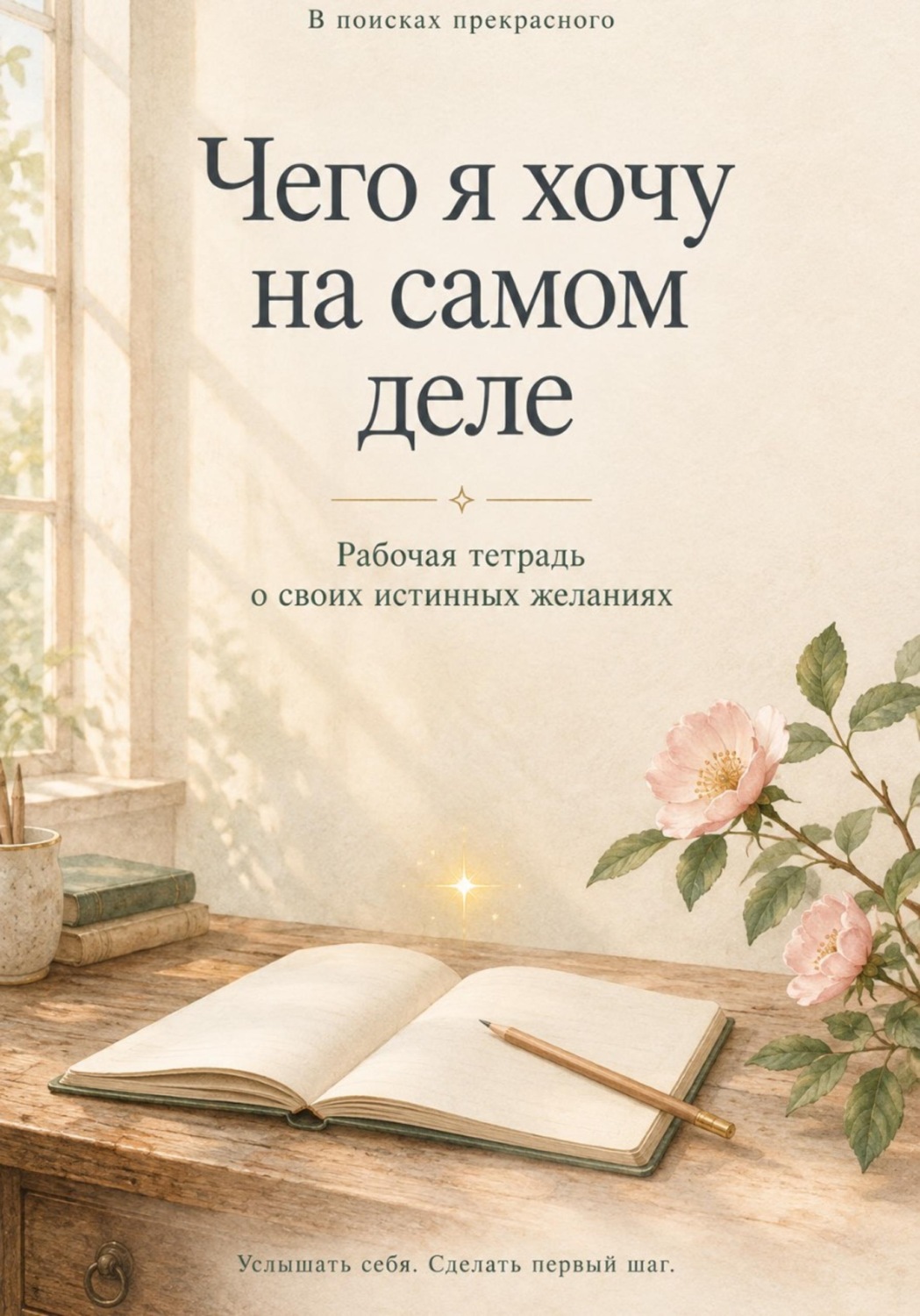 Обложка книги «Чего я хочу на самом деле. Рабочая тетрадь о своих истинных желаниях»