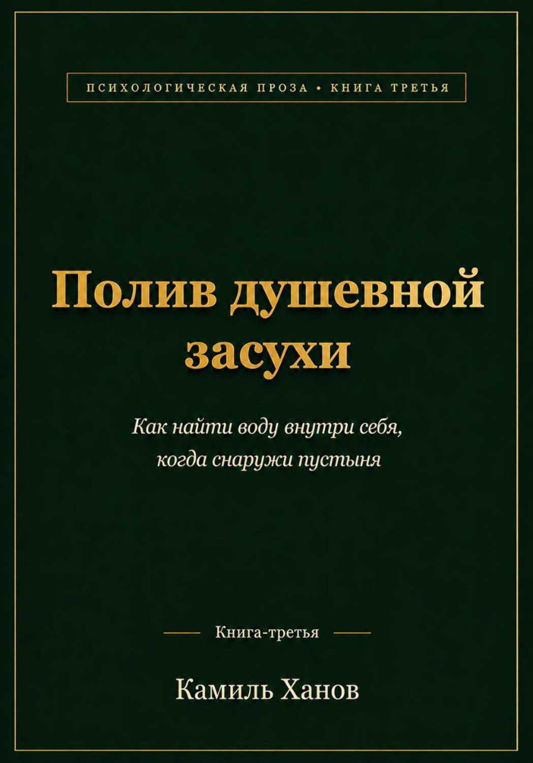 Обложка книги «Полив душевной засухи. Книга третья»