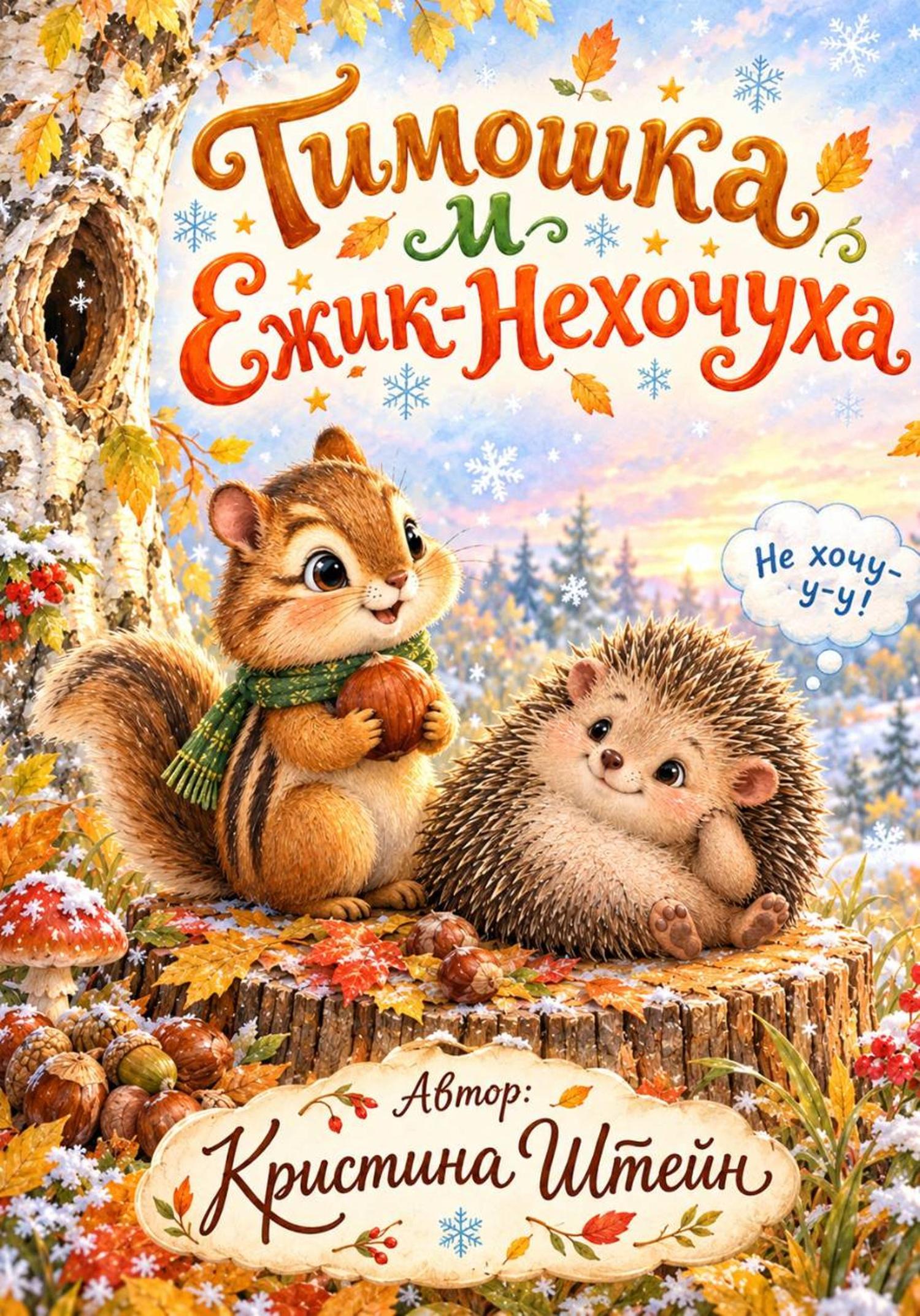 Обложка книги «Тимошка и Ёжик-нехочуха»