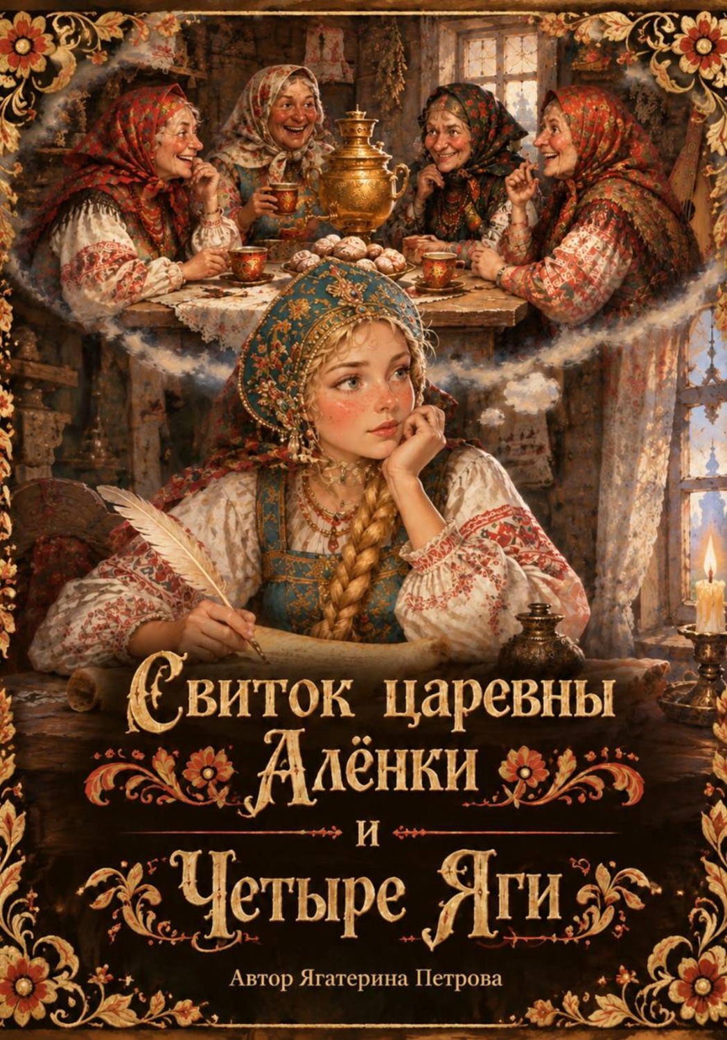 Обложка книги «Свиток царевны Алёнки и Четыре Яги»