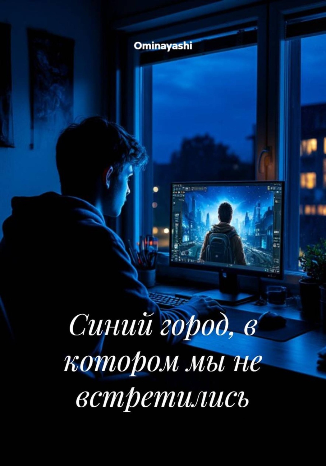 Обложка книги «Синий город, в котором мы не встретились»