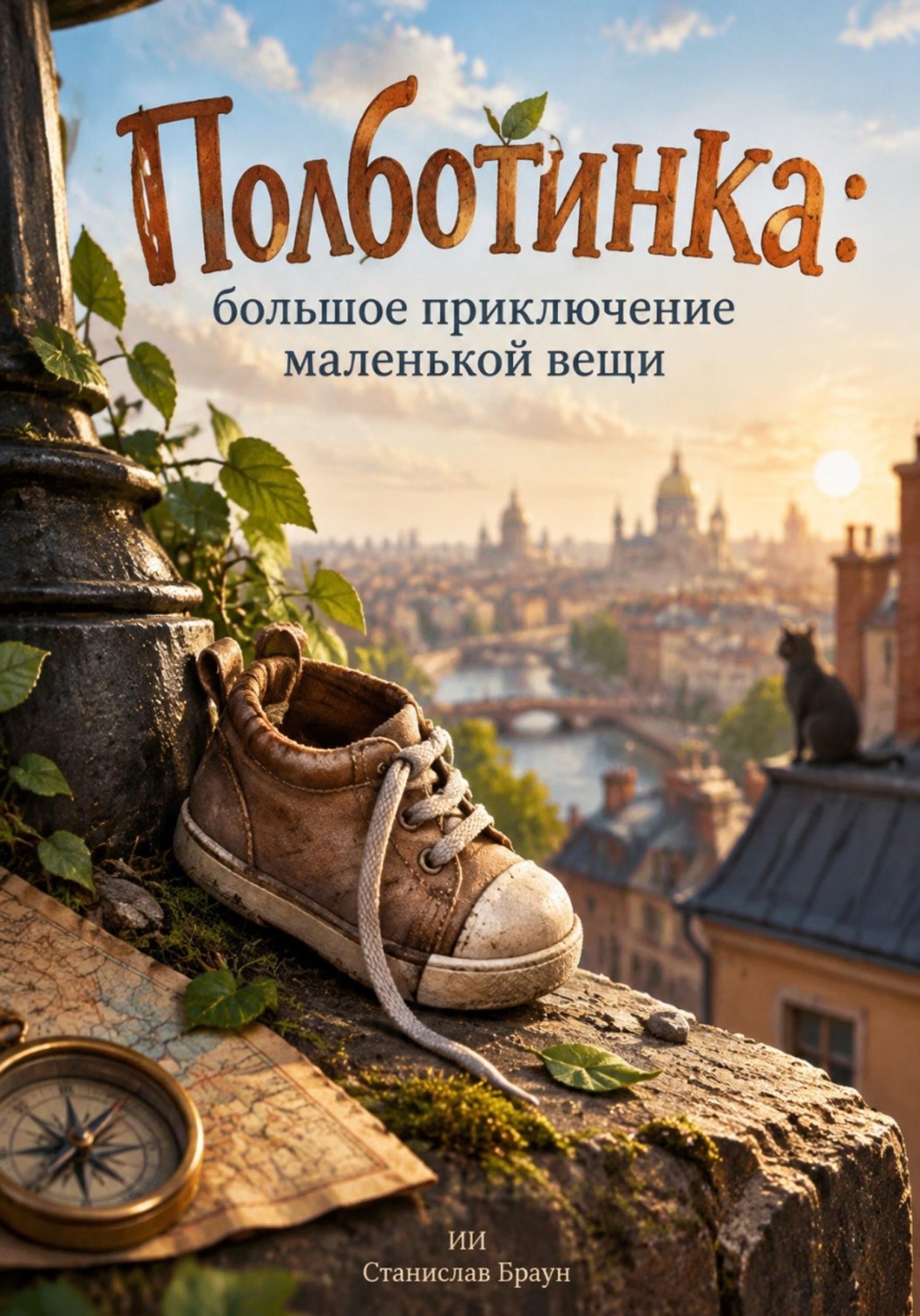 Обложка книги «Полботинка: большое приключение маленькой вещи»