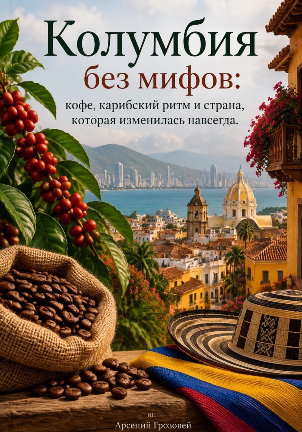 Обложка книги «Колумбия без мифов: кофе, карибский ритм и страна, которая изменилась навсегда»