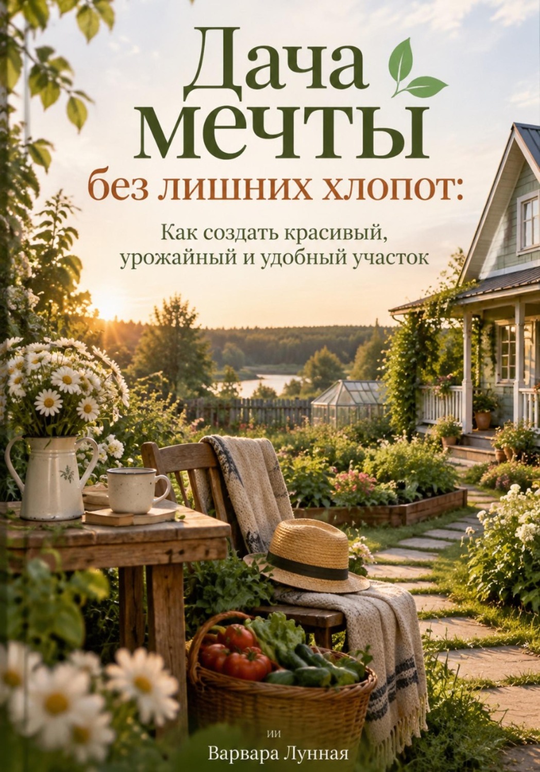 Обложка книги «Дача мечты без лишних хлопот: Как создать красивый, урожайный и удобный участок»