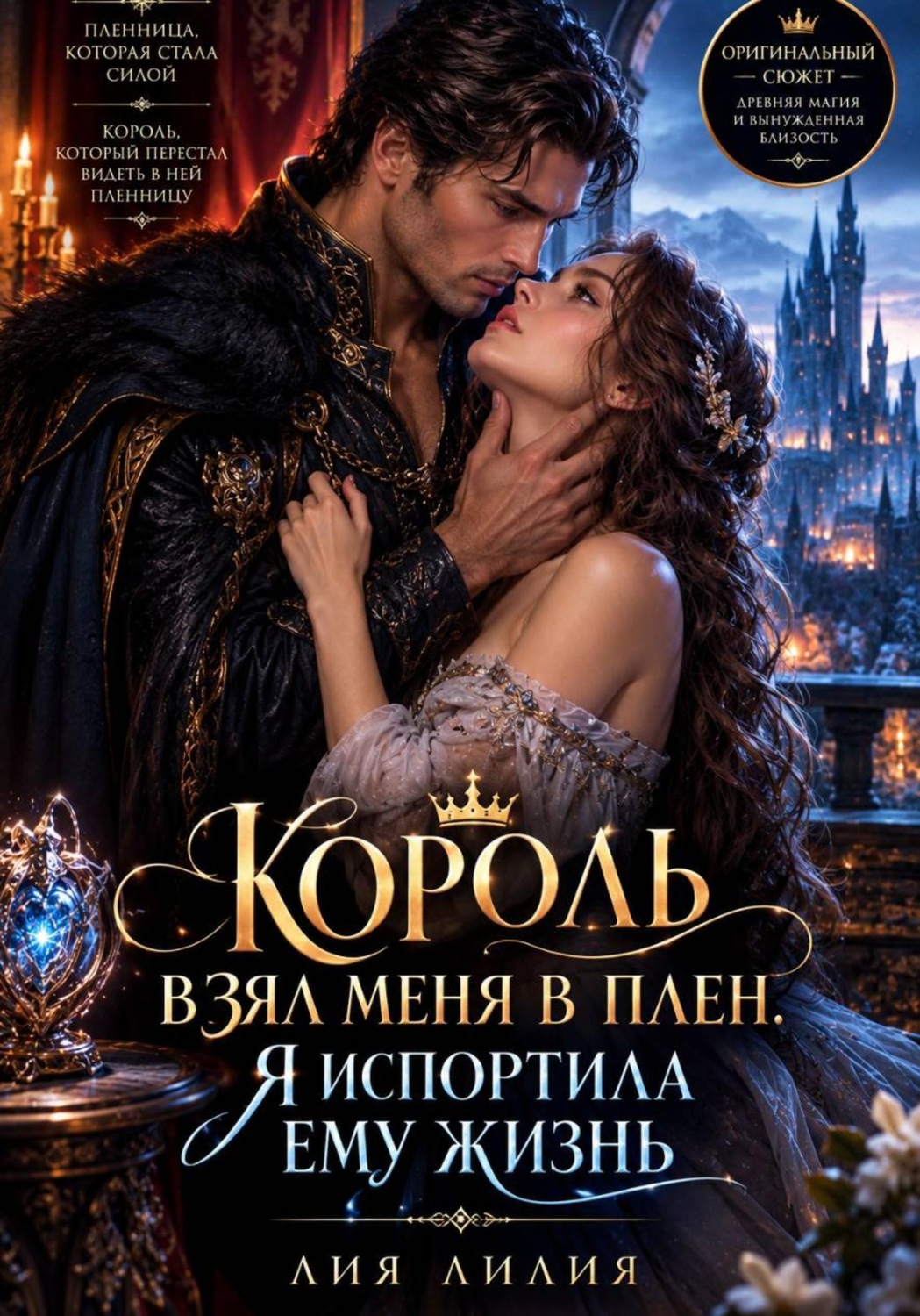 Обложка книги «Король взял меня в плен. Я испортила ему жизнь»