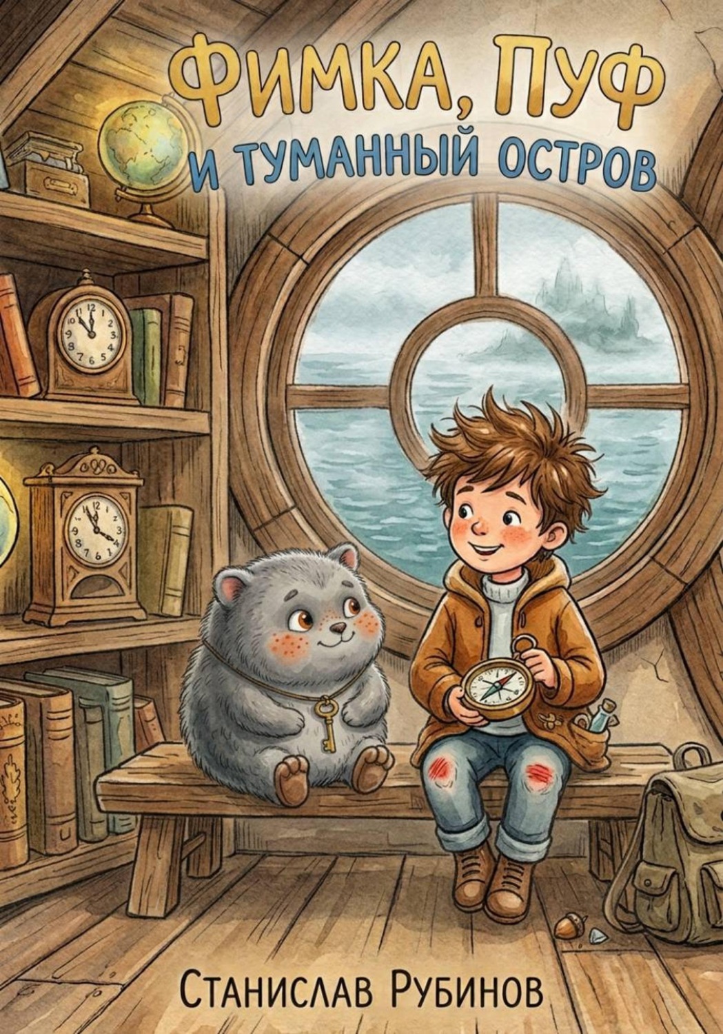 Обложка книги «Фимка, Пуф и Туманный Остров (Цикл: Хроники Большого Чердака - Книга Первая)»