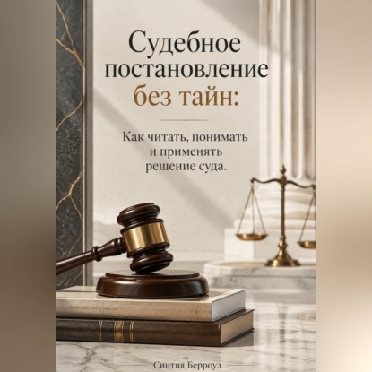 Обложка книги «Судебное постановление без тайн: Как читать, понимать и применять решение суда»