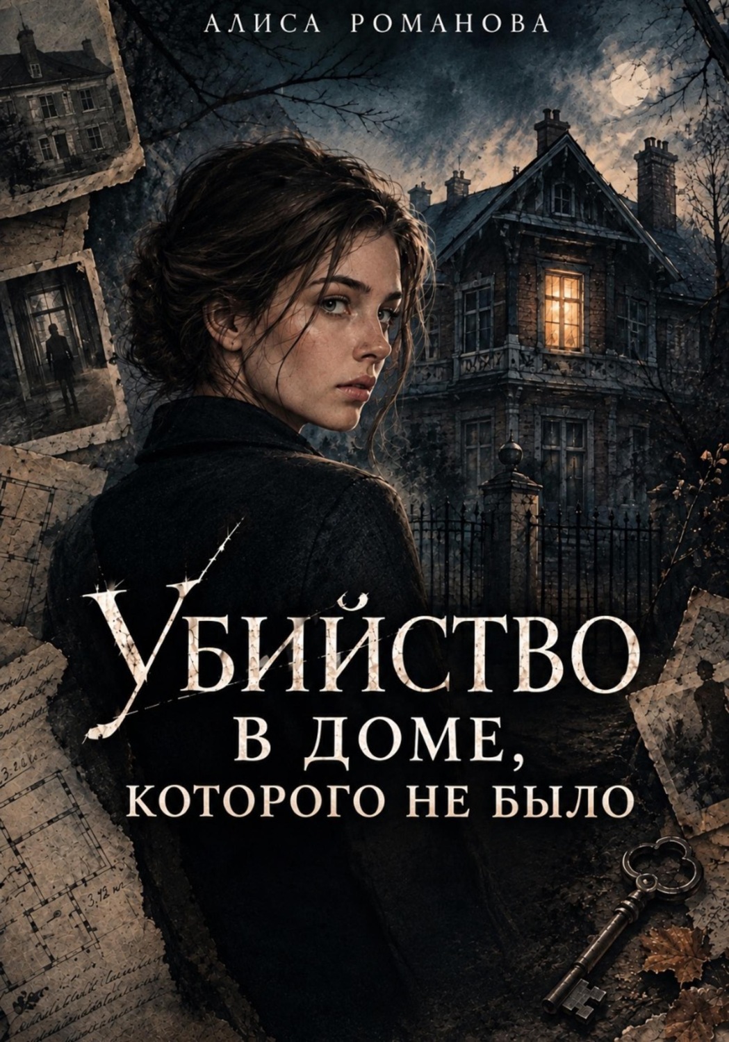 Обложка книги «Убийство в доме, которого не было»