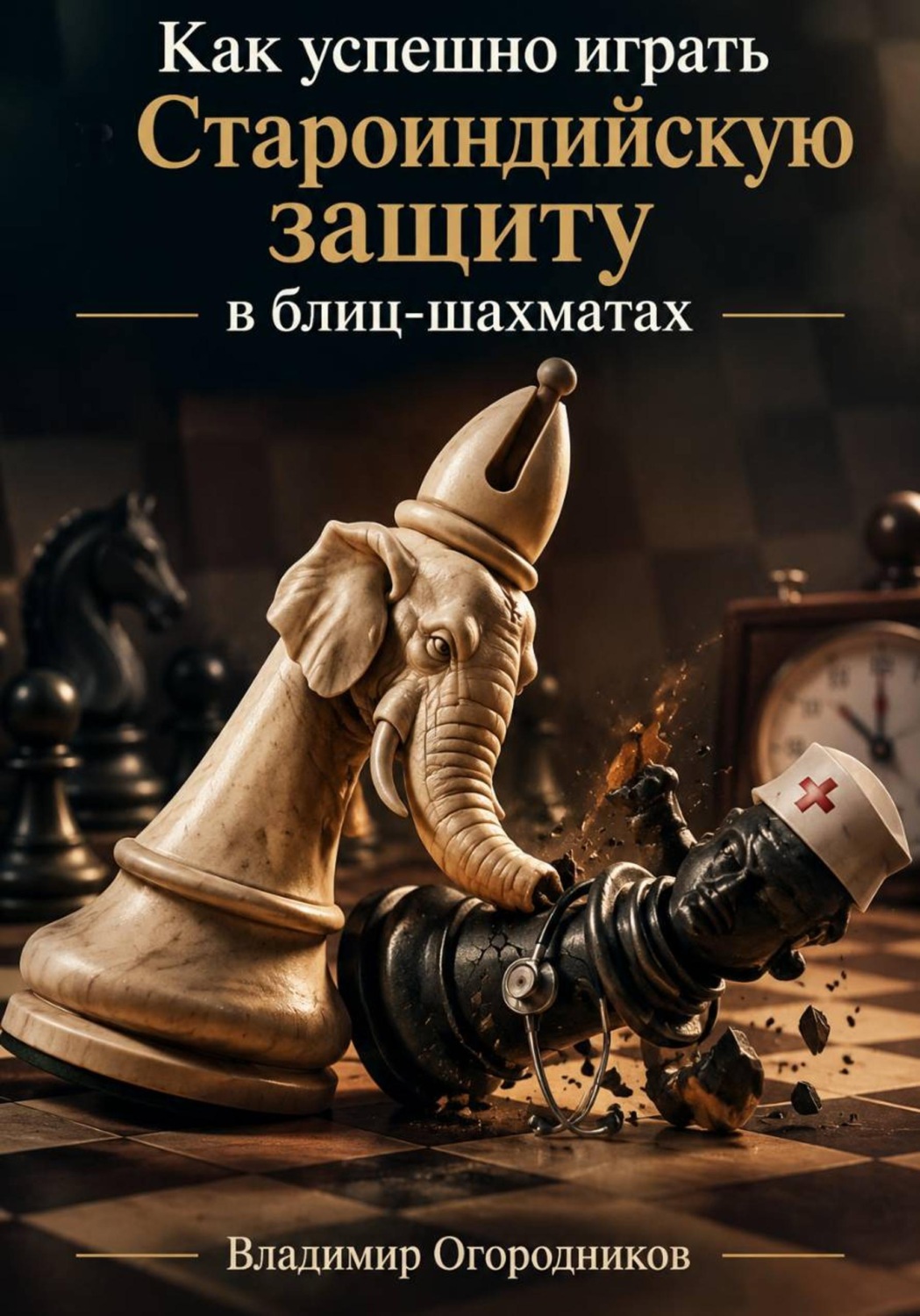Обложка книги «Как успешно играть Староиндийскую защиту в блиц-шахматах»