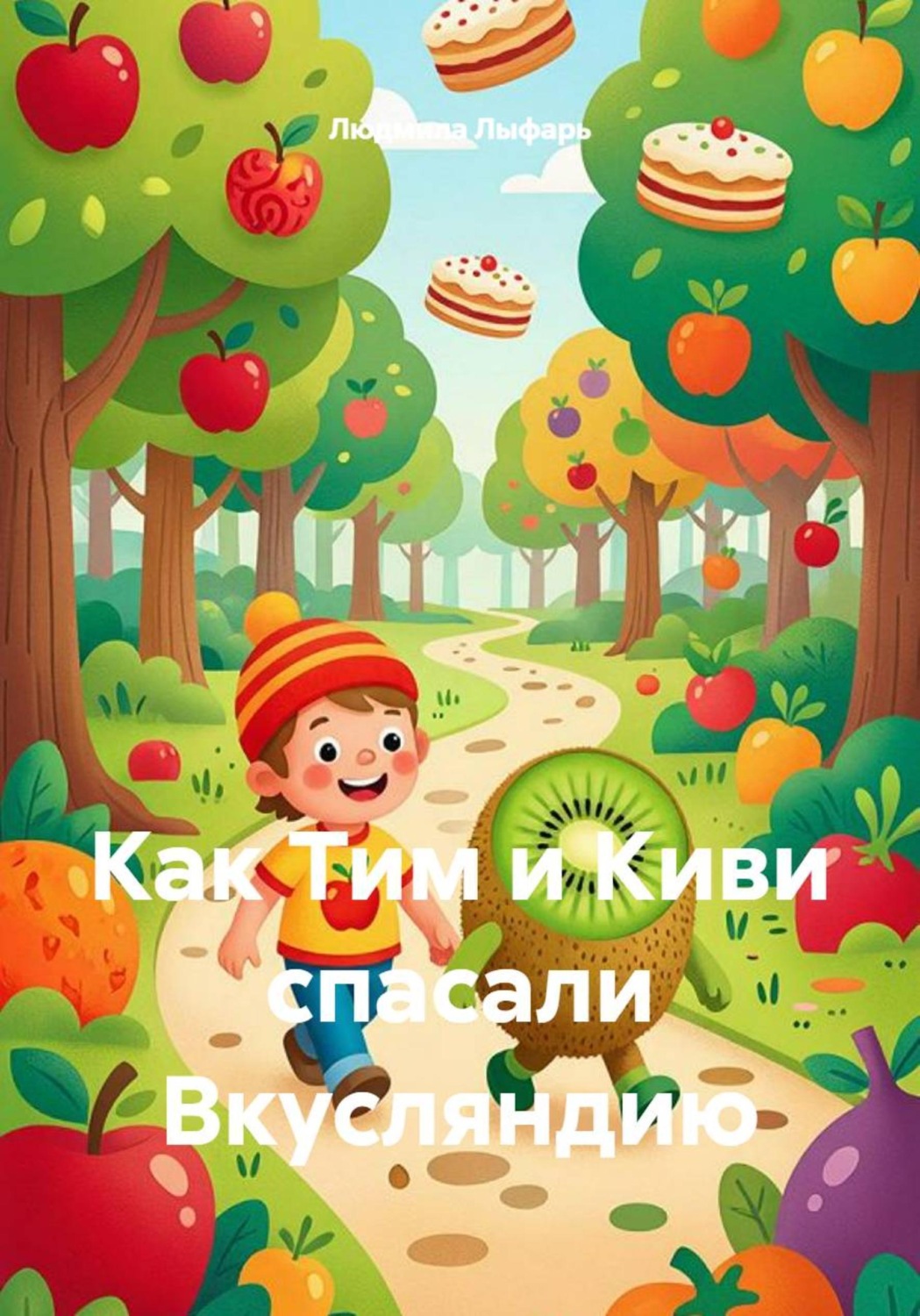 Обложка книги «Как Тим и Киви спасали Вкусляндию»