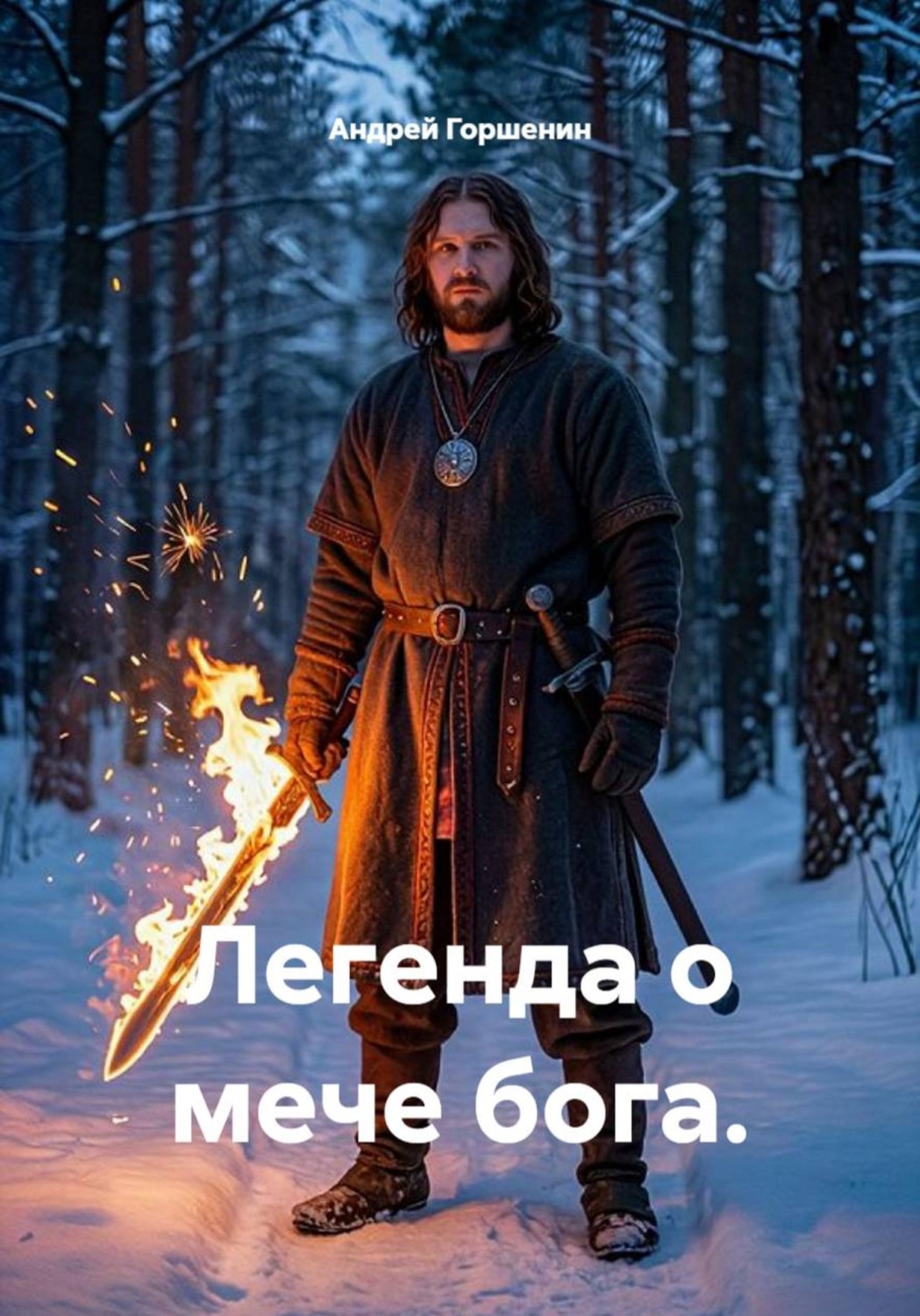Обложка книги «Легенда о мече бога»