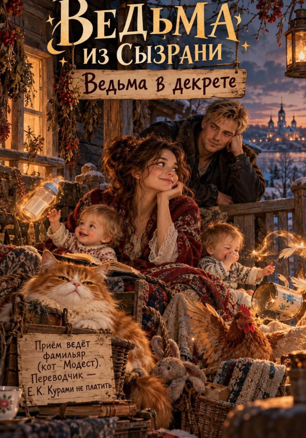 Обложка книги «Ведьма из Сызрани. Ведьма в декрете»