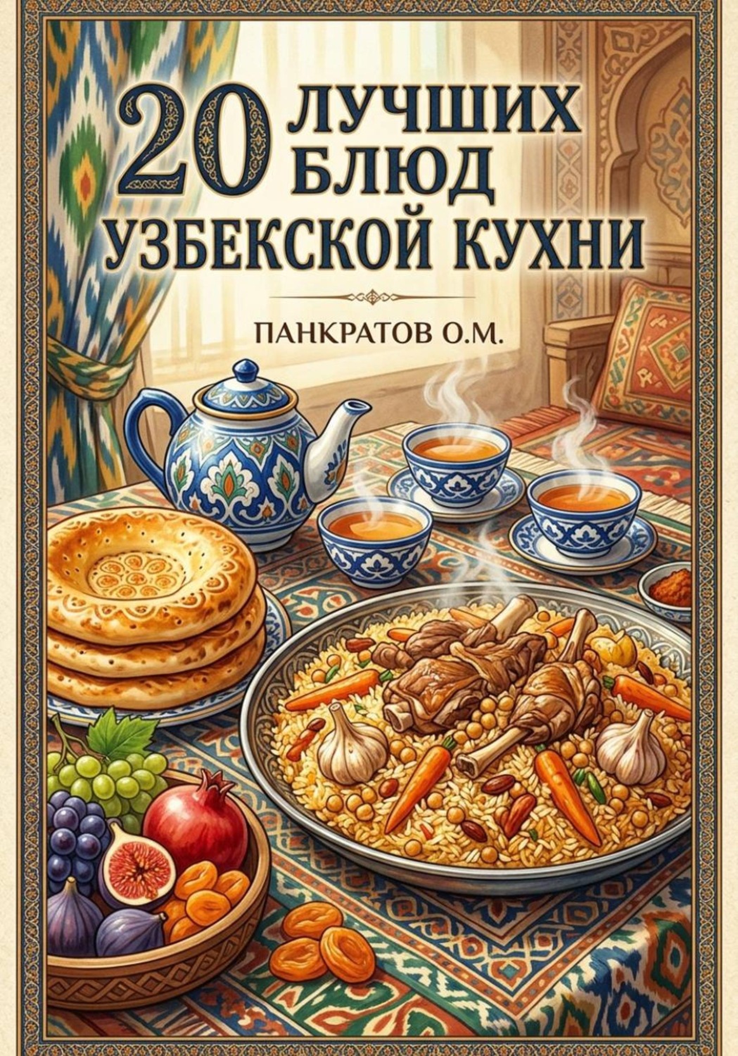 Обложка книги «20 лучших блюд узбекской кухни»