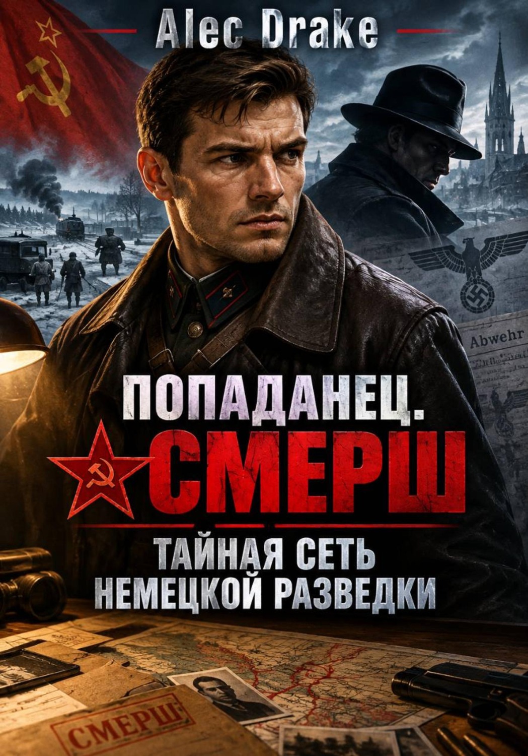 Обложка книги «Попаданец. СМЕРШ. Тайная сеть немецкой разведки»