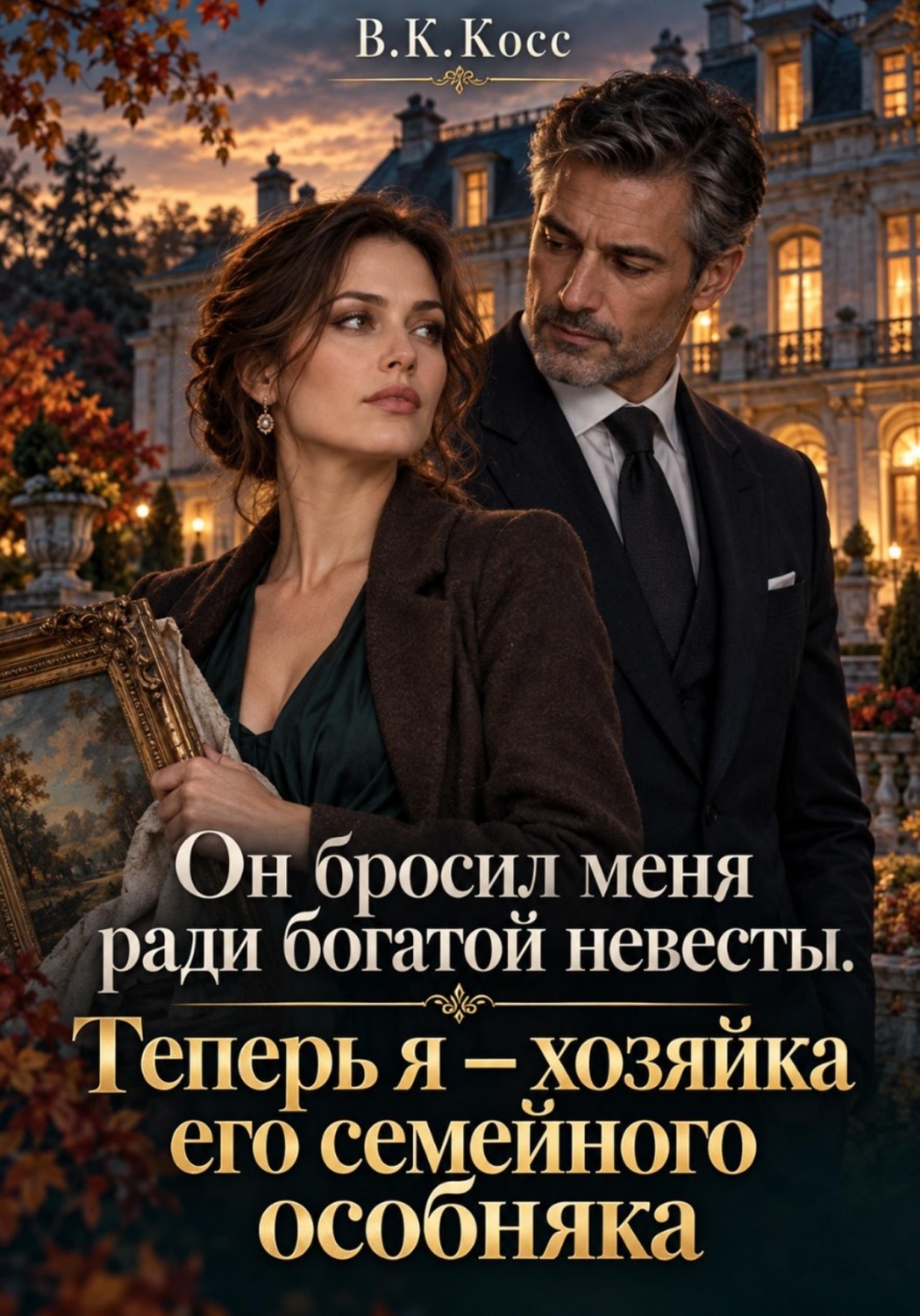 Обложка книги «Он бросил меня ради богатой невесты. Теперь я — хозяйка его семейного особняка»