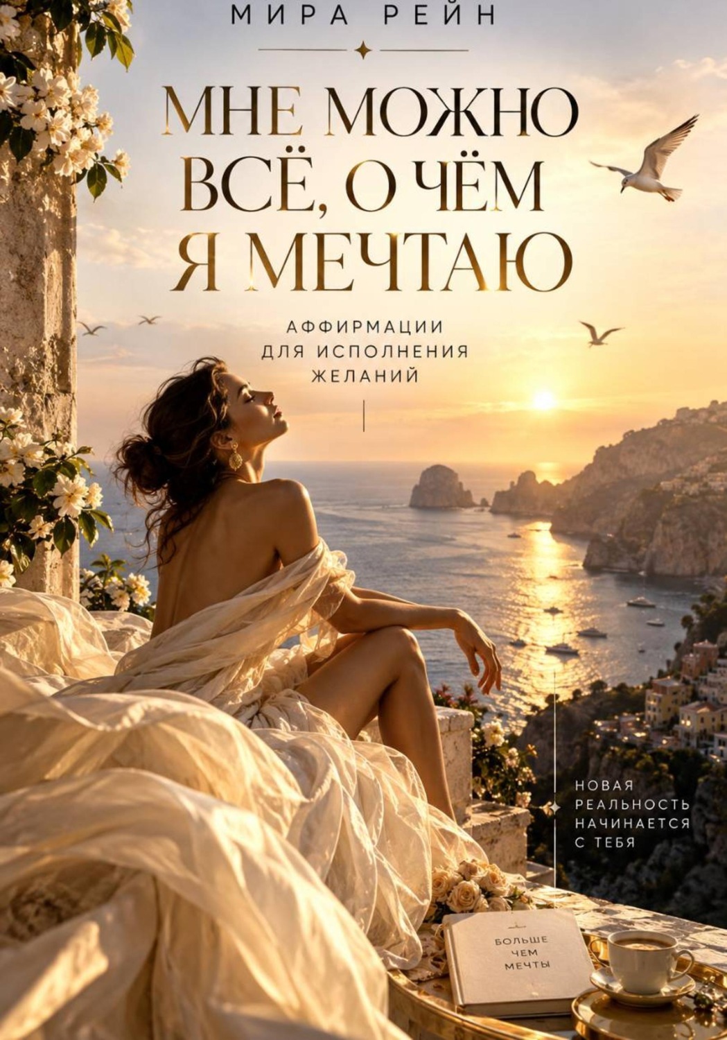 Обложка книги «Мне можно всё, о чём мечтаю. Аффирмации для исполнения желаний»