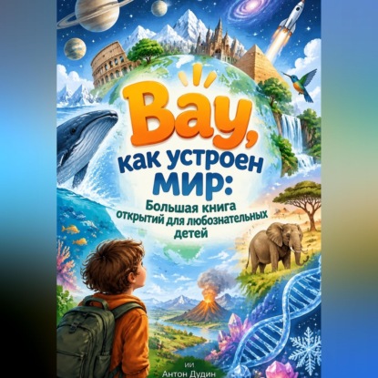 Обложка книги «Вау, как устроен мир: Большая книга открытий для любознательных детей»