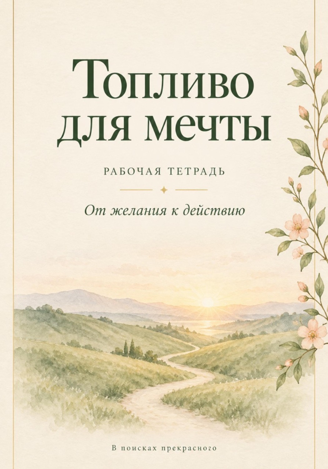 Обложка книги «Топливо для мечты. Рабочая тетрадь: от желания к действию»