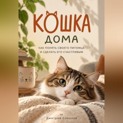 Обложка книги «Кошка дома: Как понять своего питомца и сделать его счастливым»