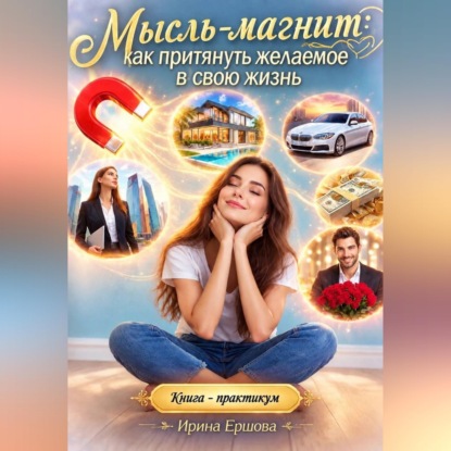 Обложка книги «Мысль магнит: как притянуть желаемое в свою жизнь. Книга - практикум»