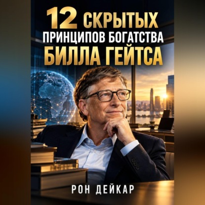 Обложка книги «12 скрытых принципов богатства Билла Гейтса»