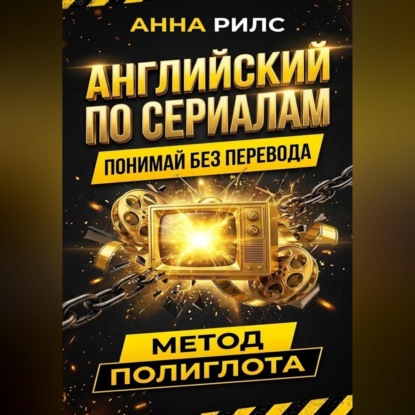 Обложка книги «АНГЛИЙСКИЙ ПО СЕРИАЛАМ. Понимай без перевода. Метод полиглота»
