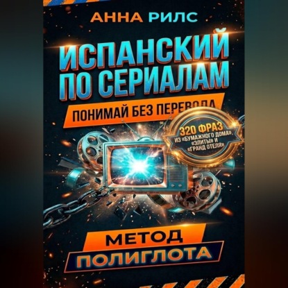 Обложка книги «Испанский по сериалам. Понимай без перевода. Метод полиглота»