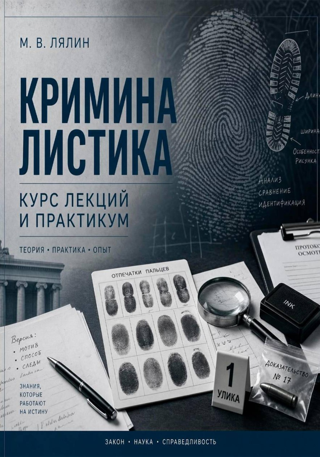 Обложка книги «Криминалистика. Курс лекций и практикум»