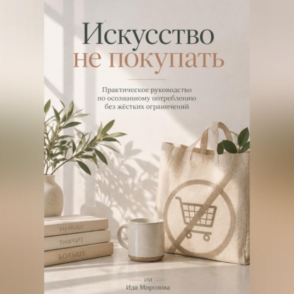 Обложка книги «Искусство не покупать: Практическое руководство по осознанному потреблению без жёстких ограничений.»