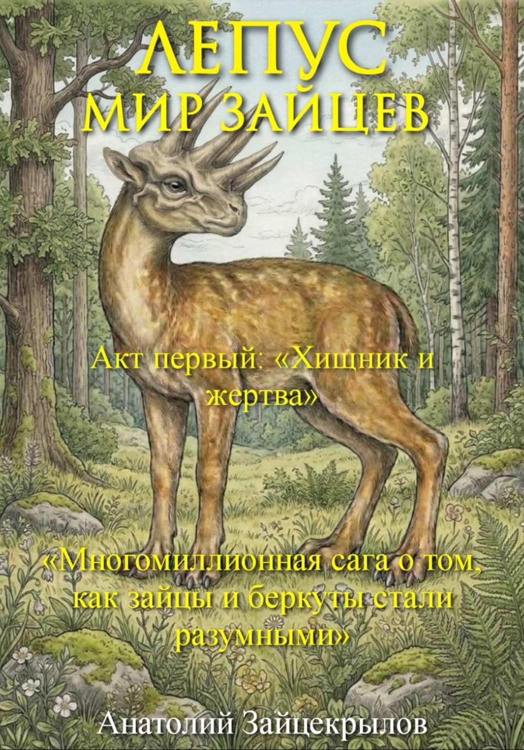 Обложка книги «Лепус: Мир зайцев. Акт первый: "Хищник и жертва".»