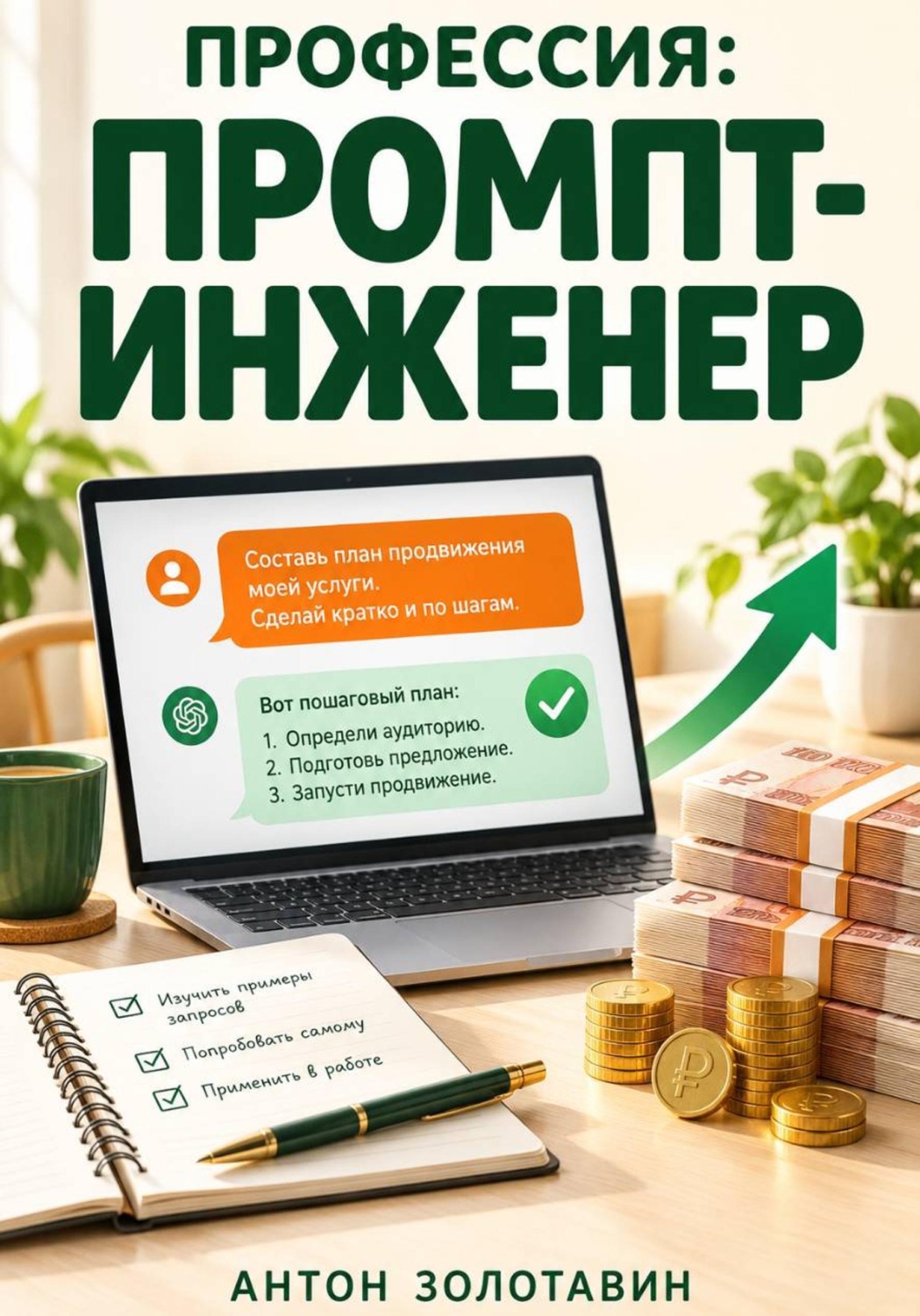 Обложка книги «Профессия: Промпт-инженер»