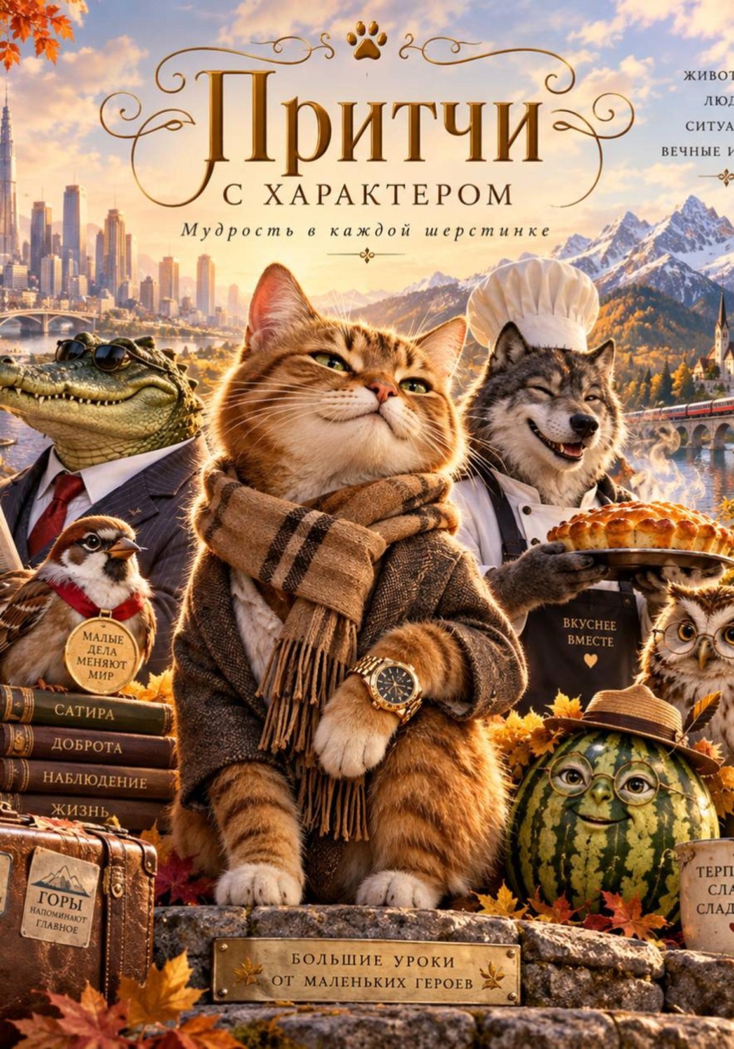 Обложка книги «Притчи с характером»