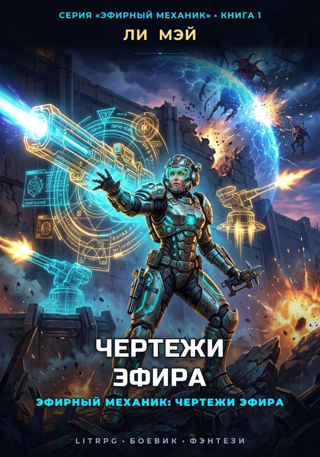 Обложка книги «Эфирный Механик: Чертежи Эфира»