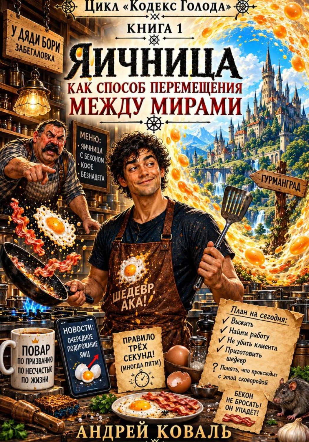 Обложка книги «Книга 1: «Сгоревшая яичница»»