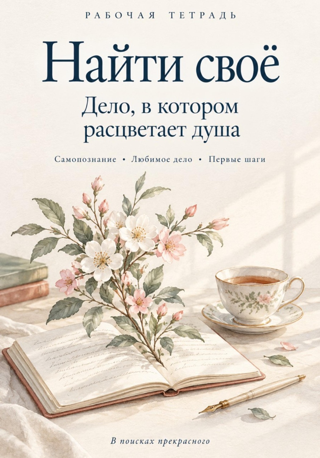 Обложка книги «Найти своё дело, в котором расцветает душа. Рабочая тетрадь»