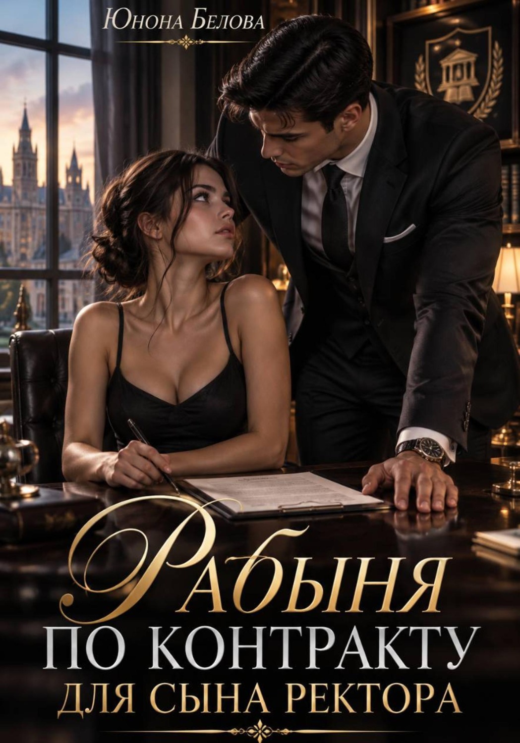 Обложка книги «Рабыня по контракту для сына ректора»