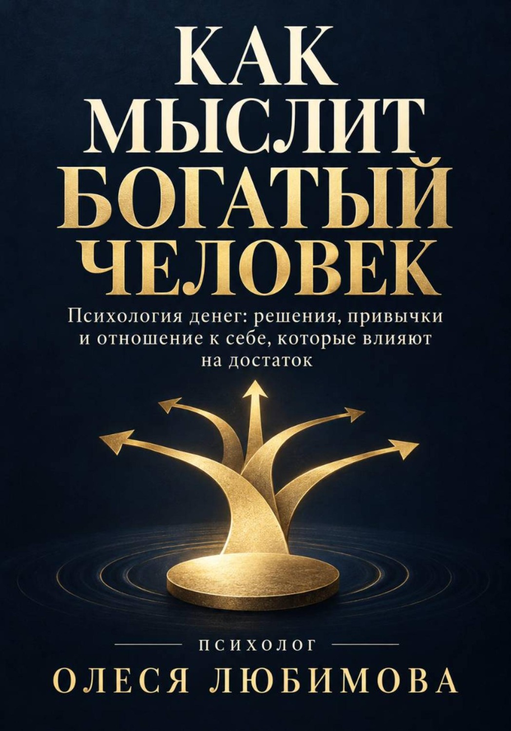 Обложка книги «Как мыслит богатый человек»