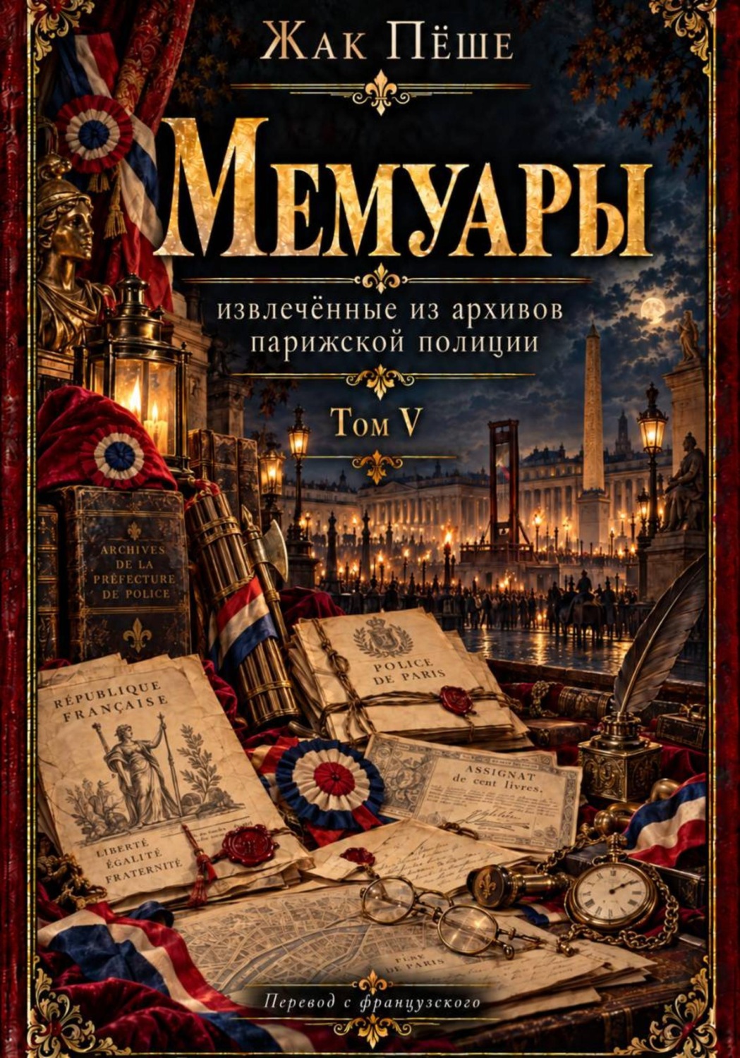 Обложка книги «Мемуары, извлеченные из архивов французской полиции. Том V»