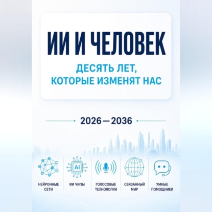 Обложка книги «ИИ и человек: десять лет, которые изменят нас»