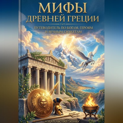 Обложка книги «Мифы Древней Греции: Путеводитель по богам, героям и вечным сюжетам»