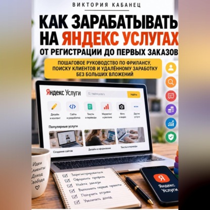Обложка книги «Как зарабатывать на Яндекс Услугах: от регистрации до первых заказов»