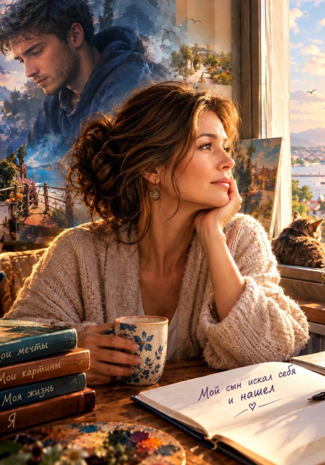 Обложка книги «Мужчина,которого она всё время спасала»