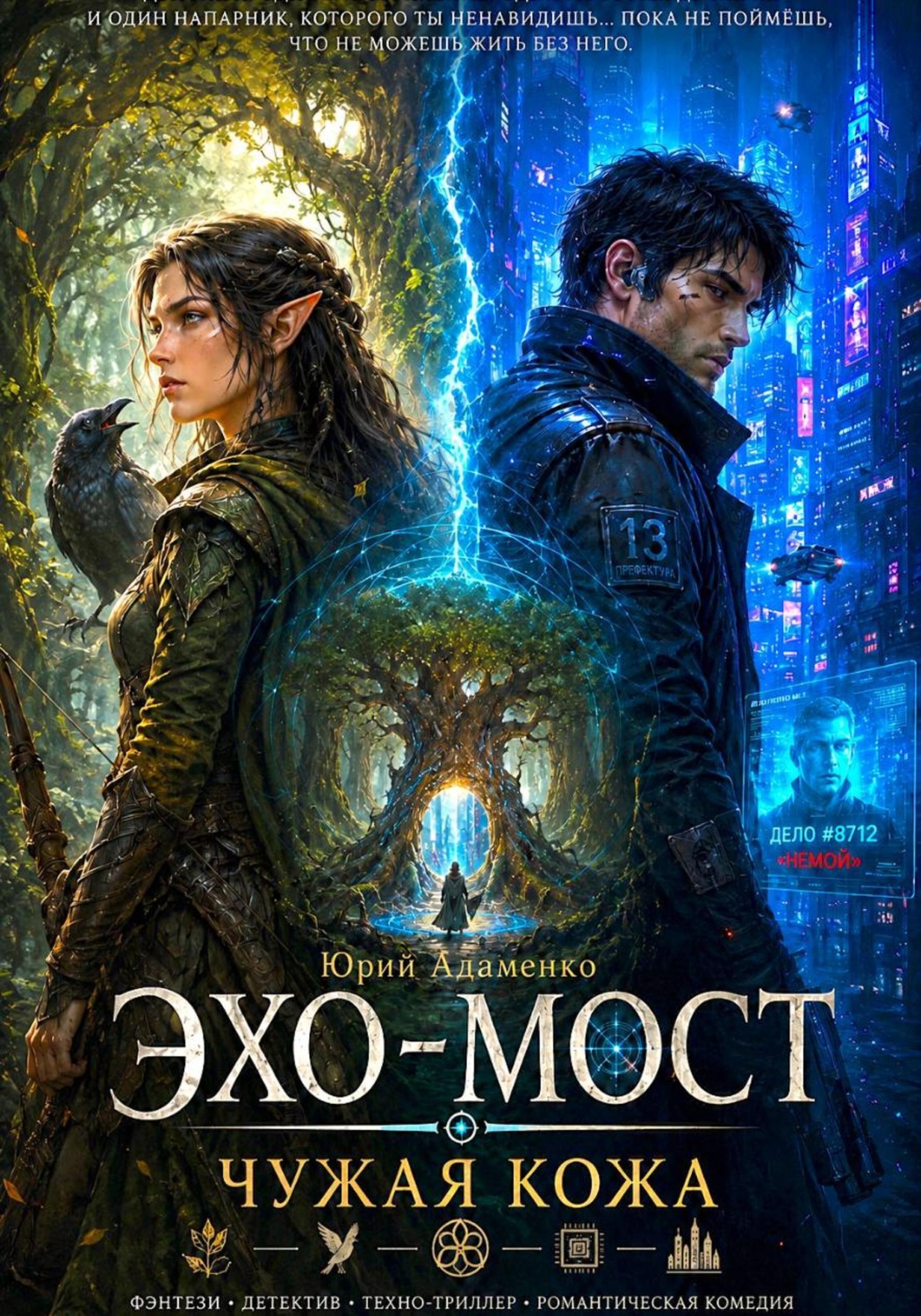 Обложка книги «Эхо-мост. Чужая кожа»